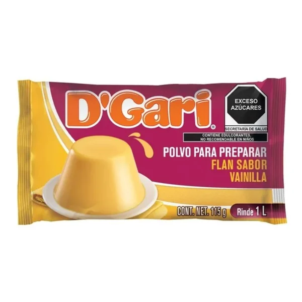 D GARI FLAN VAINILLA 115 GR