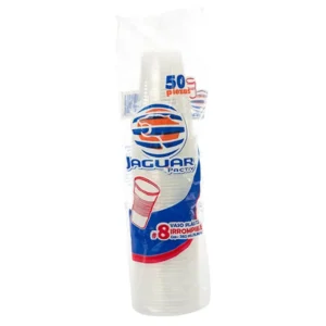 DCH JAGUAR VASO PLASTICO #8 50 PZ