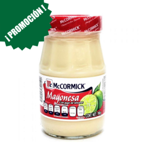 MAYONESA MCCORMICK 190 GR #8 + 20% (228 GR)