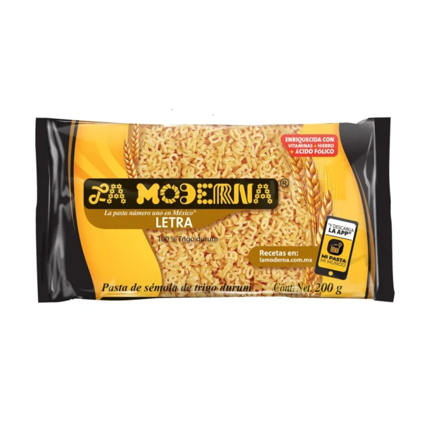 PASTA LA MODERNA LETRA 200 GR