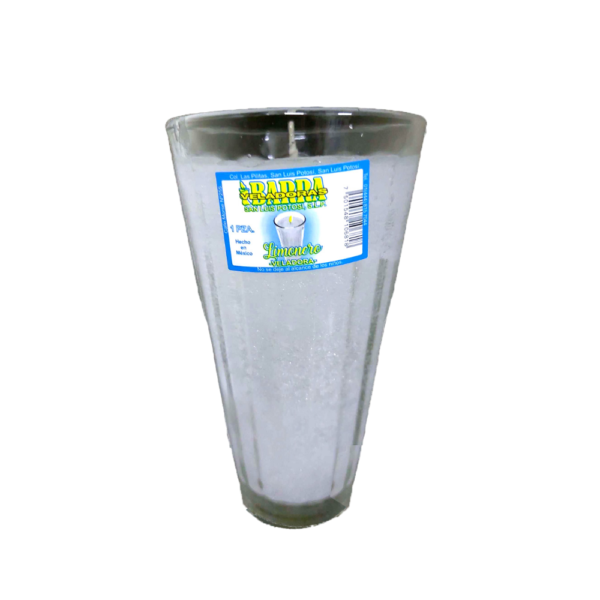 VELADORA IBARRA LIMONERO CRISTAL