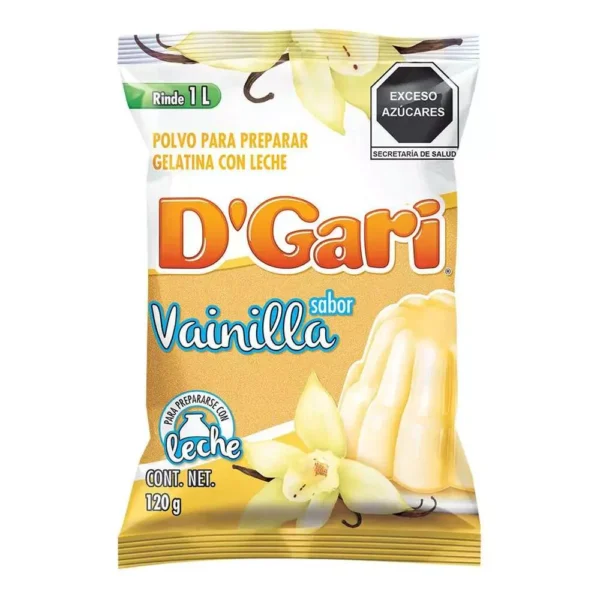 D GARI LECHE VAINILLA 120 GR