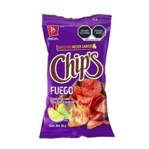 BOT BARCEL CHIPS FUEGO 62 GR