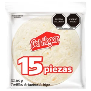 TORTILLAS DE HARINA DEL HOGAR 15 PZ