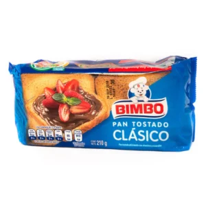 PAN BIMBO TOSTADO CLASICO 210 GR