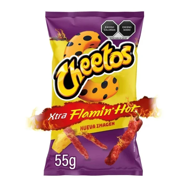 BOT CHEETOS XTRA FLAMIN HOT 55 GR
