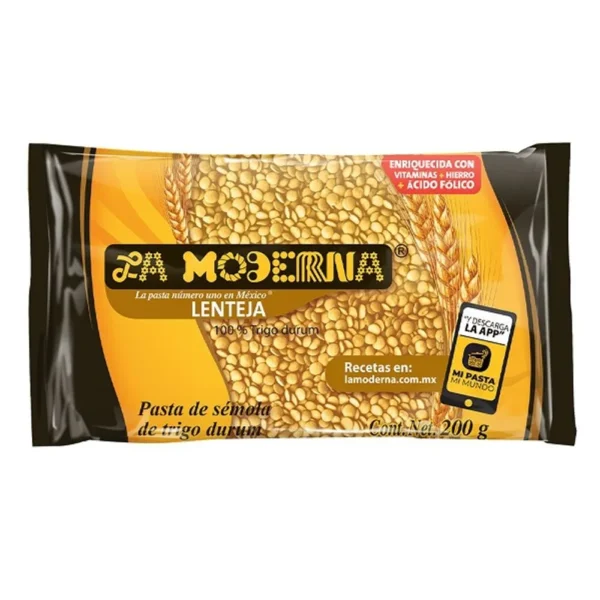 PASTA LA MODERNA LENTEJA 200 GR