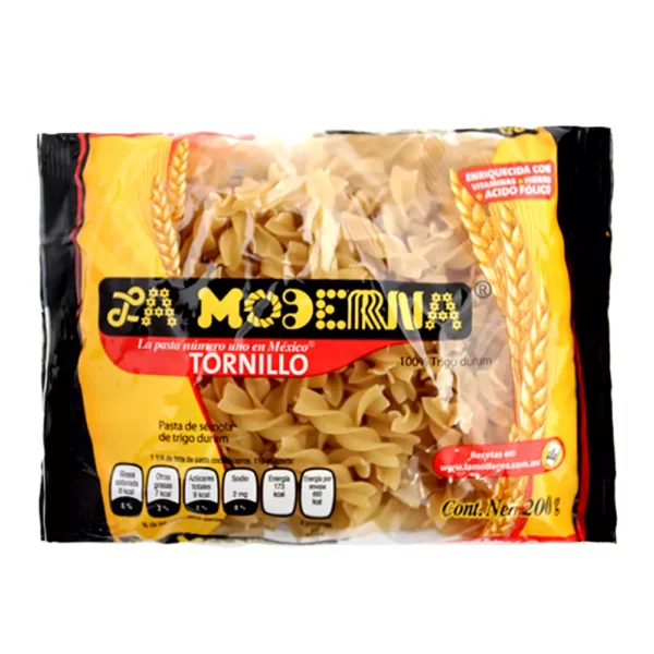 PASTA LA MODERNA TORNILLO 200 GR