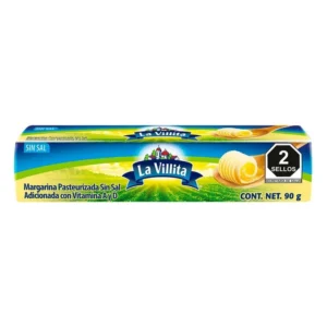 MARGARINA LA VILLITA SIN SAL 90 GR