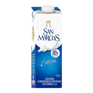 LECHE SAN MARCOS ENTERA 1 L