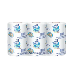HIG BIG ROLL PLUS 550 HOJAS 6 ROLLOS